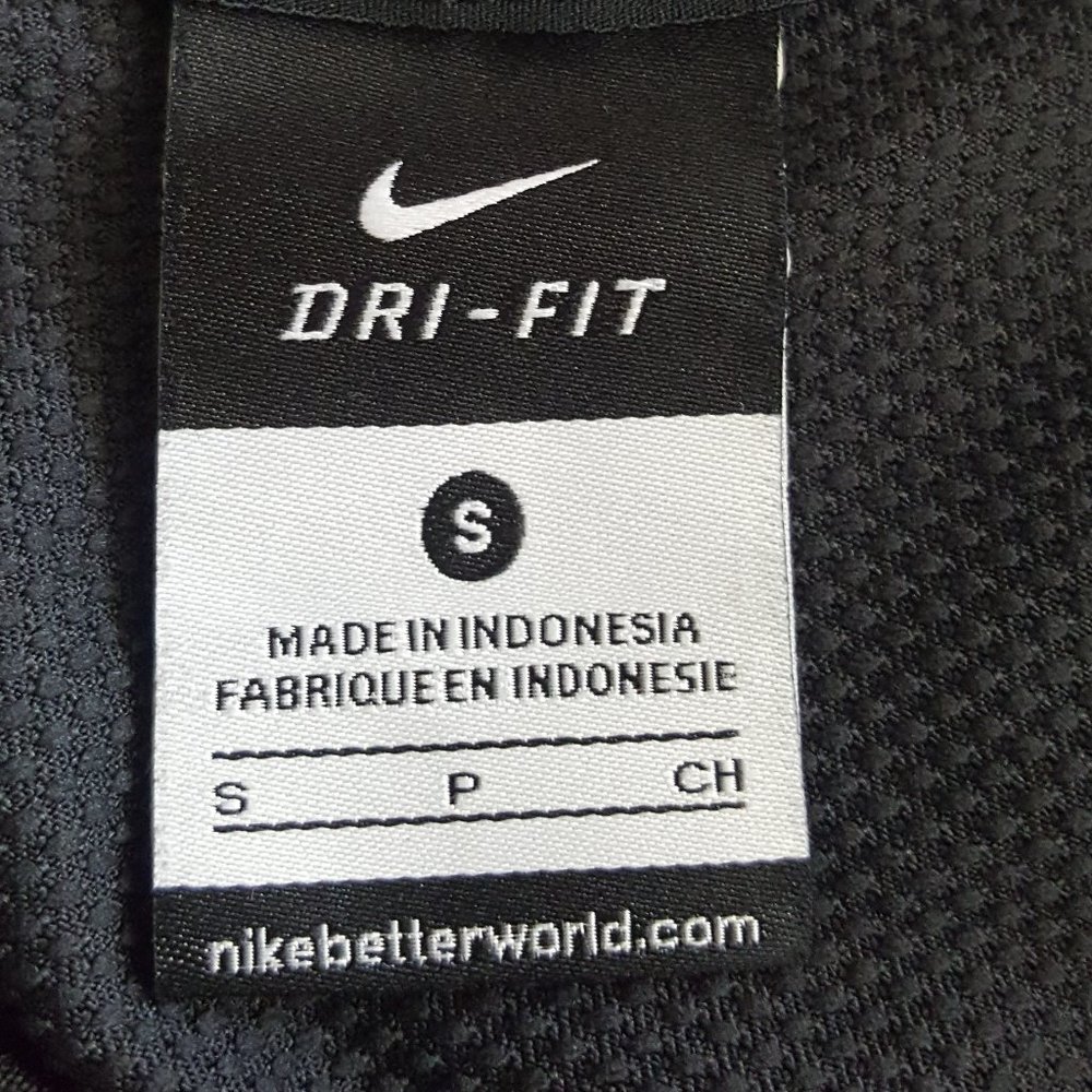 Men's Nike Dri-Fit Goalie Soccer Jersey Black Gray Park IV Long Sleeve S - Picture 10 of 12